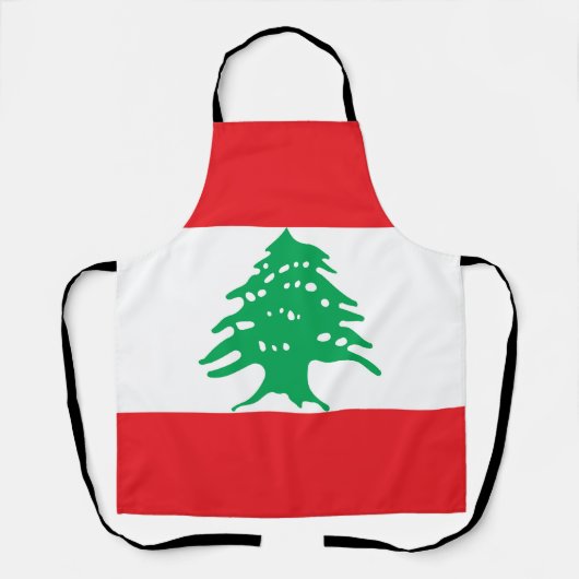 Vlag van Libanon Schort (Voorkant)