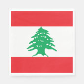 Vlag van Libanon Servet (Voorkant)