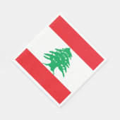Vlag van Libanon Servet (Hoek)