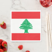 Vlag van Libanon Servet (Insitu)