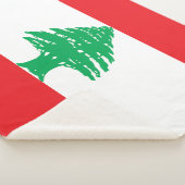 Vlag van Libanon Sherpa Deken (3/4)