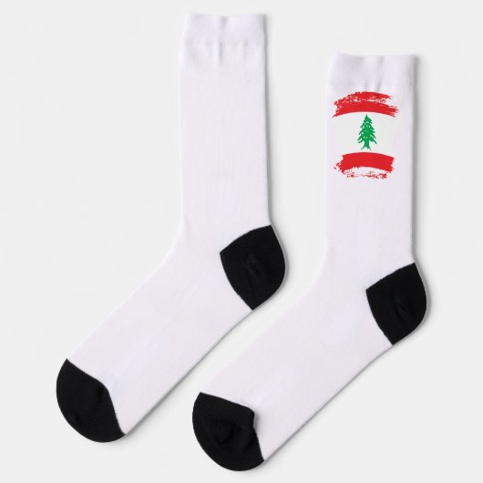 Vlag van Libanon Sokken (Links)