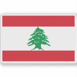 Vlag van Libanon Sticker