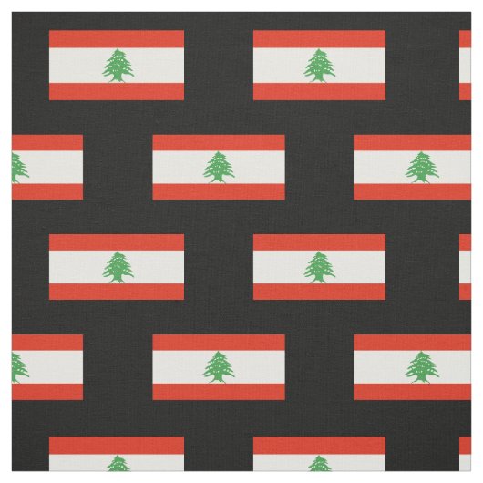 Vlag van Libanon Stof (Swatch)