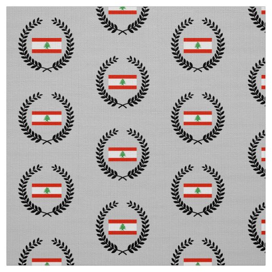 Vlag van Libanon Stof (Swatch)