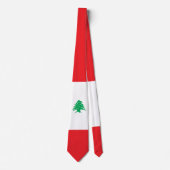 Vlag van Libanon Stropdas (Voorkant)