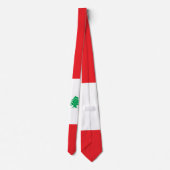 Vlag van Libanon Stropdas (Achterkant)