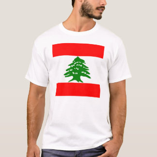 Vlag van Libanon T-shirt