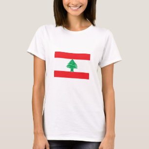 Vlag van Libanon T-shirt