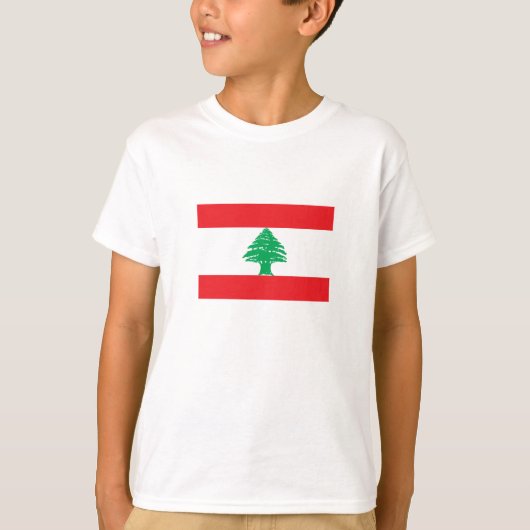 Vlag van Libanon T-shirt (Voorkant)