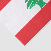 Vlag van Libanon Tissuepapier (Detail)