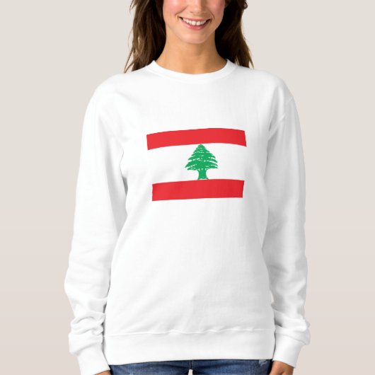 Vlag van Libanon Trui (Voorkant)