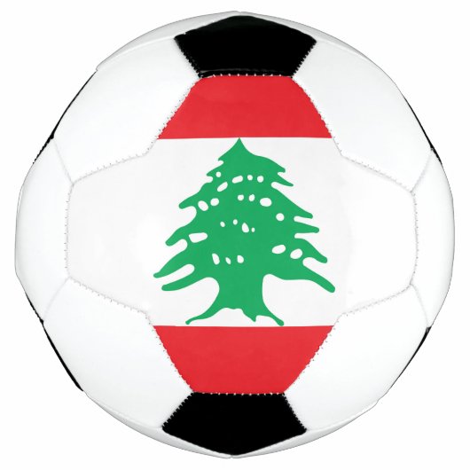 Vlag van Libanon Voetbal (Voorkant)