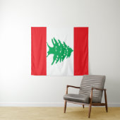 Vlag van Libanon Wandkleed (In Situ (horizontaal))