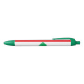 Vlag van Libanon Zwarte Inkt Pen (Bovenkant)