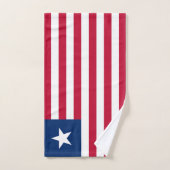Vlag van Liberia Bad Handdoek (Handdoek)