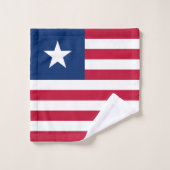 Vlag van Liberia Bad Handdoek (Wasdoekje)