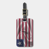 Vlag van Liberia Bagagelabel (Voorkant verticaal)