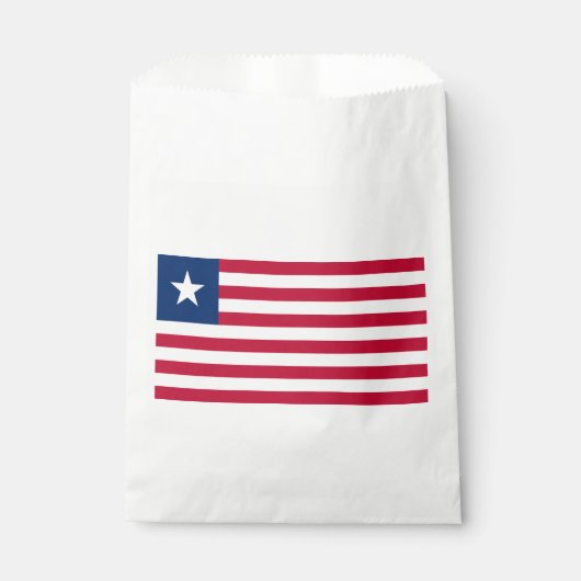 Vlag van Liberia Bedankzakje (Voorkant)