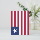 Vlag van Liberia Briefkaart (Staand voorkant)