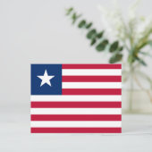 Vlag van Liberia Briefkaart (Staand voorkant)