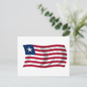 Vlag van Liberia Briefkaart (Staand voorkant)