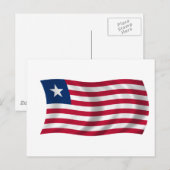 Vlag van Liberia Briefkaart (Voorkant / Achterkant)
