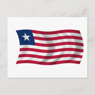 Vlag van Liberia Briefkaart