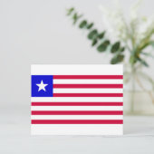 Vlag van Liberia Briefkaart (Staand voorkant)