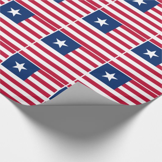 Vlag van Liberia Cadeaupapier (Hoek)