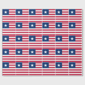 Vlag van Liberia Cadeaupapier (Vlak)