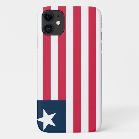 Vlag van Liberia Case-Mate iPhone Case (Achterkant)