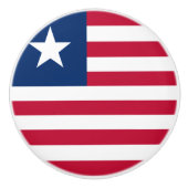 Vlag van Liberia Ceramic Knob Keramische Knop (Voorkant)
