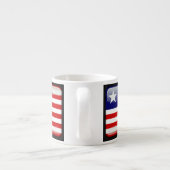 Vlag van Liberia Espresso Kop (Achterkant)