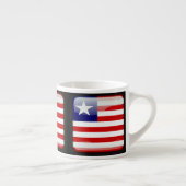 Vlag van Liberia Espresso Kop (Rechts)