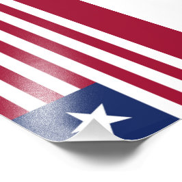 Vlag van Liberia Foto Afdruk