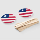 Vlag van Liberia Handwaaier (Niet-gemonteerd)