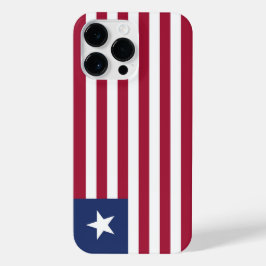 Vlag van Liberia iPhone 14 Pro Max Hoesje