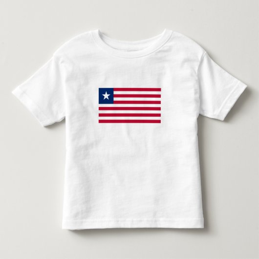 Vlag van Liberia Kinder Shirts (Voorkant)