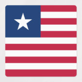 Vlag van Liberia Labels (Design 1)