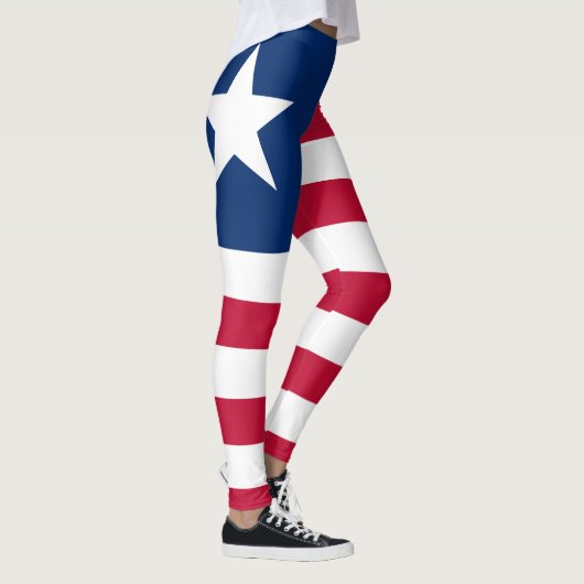 Vlag van Liberia Leggings (Rechts)