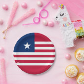 Vlag van Liberia Papieren Bordje (Feest)