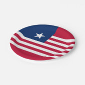 Vlag van Liberia Papieren Bordje (Gekanteld)