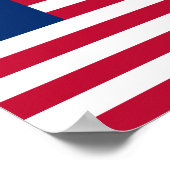 Vlag van Liberia Poster (Hoek)