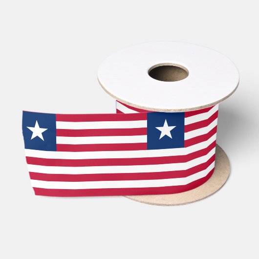 Vlag van Liberia Satijnen Lint (Spoel)