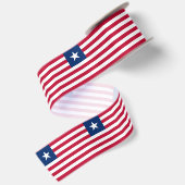 Vlag van Liberia Satijnen Lint (Achterkant)