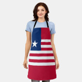 Vlag van Liberia Schort (Gedragen)