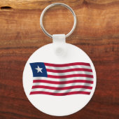 Vlag van Liberia Sleutelhanger (Voorkant)