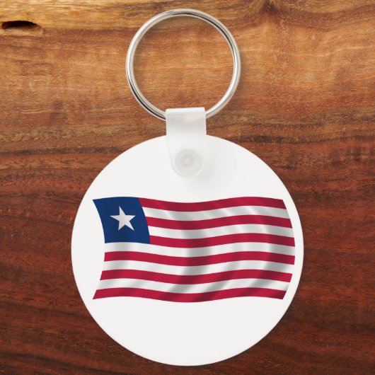 Vlag van Liberia Sleutelhanger (Voorkant)