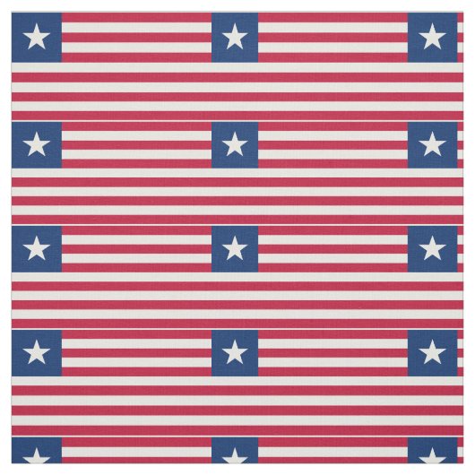 Vlag van Liberia Stof (Swatch)